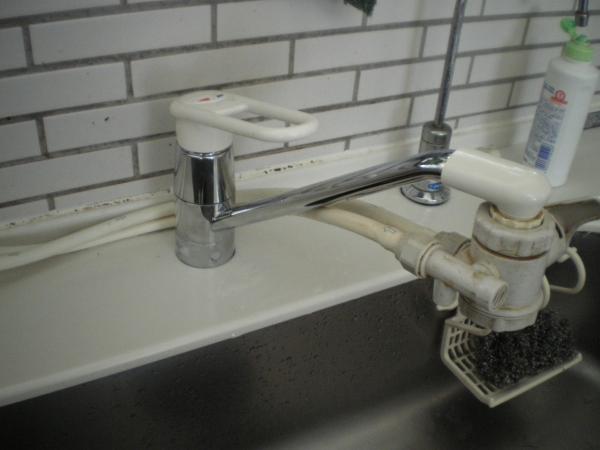 キッチン水栓の取替