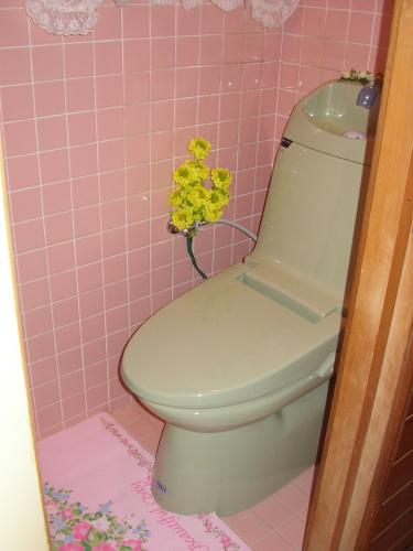 最新のトイレに！