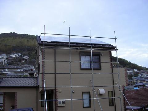 施工は１日で完了です。その日から発電開始です