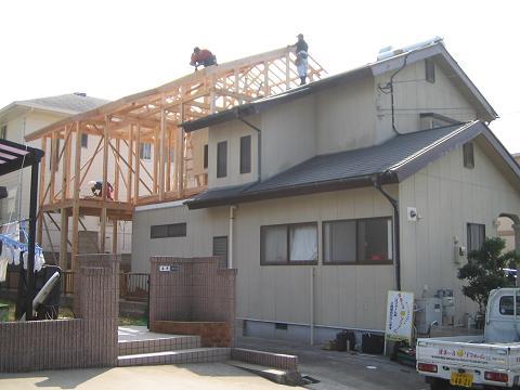増築工事の状況です。