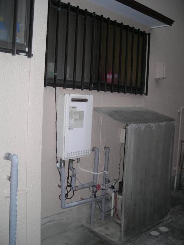 ガスの給湯器