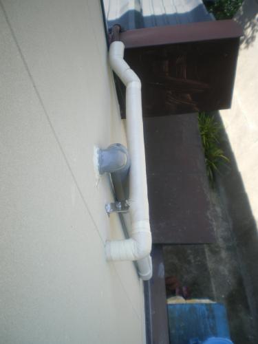 外部配管　漏水しないようにしっかりと！