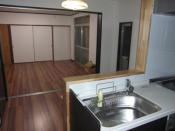 ＬＤＫ改装、キッチン交換