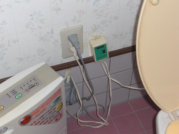 コンセントの有無も確認します。