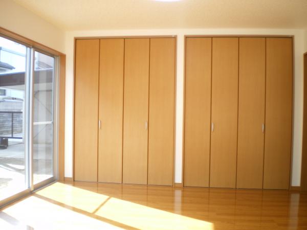 大容量のクローゼット