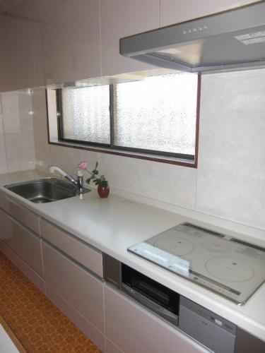 キッチン交換、オール電化工事