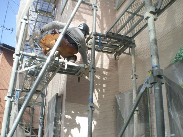 上塗り中です。