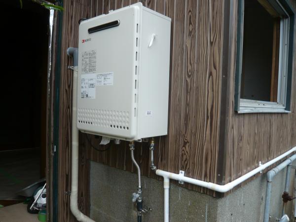 給湯器を新しく取付ました。（20号オートタイプ）