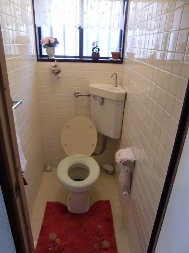 冷たい感じの昔の代表的なトイレですね・・。