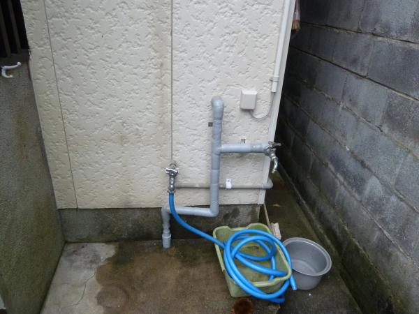 蛇口の場所を側溝側に変更しました！