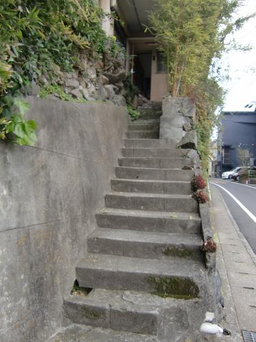 手摺施工前です。