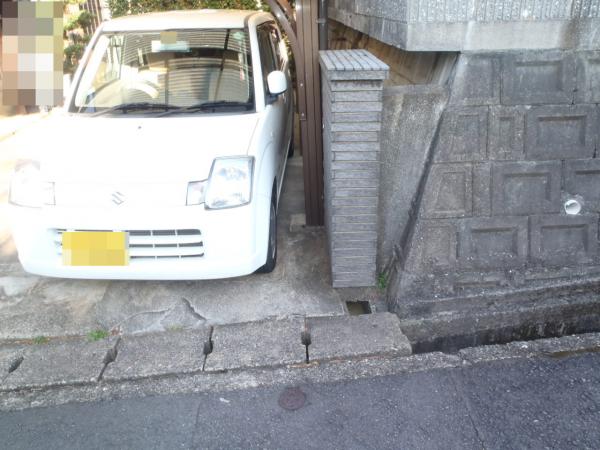 以前の駐車スペース右側です。