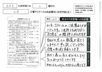 度々の相談に各々の方々がていねいに対応して下さいました。