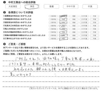 納品された、貼替された襖も出来栄えが良く喜んでおります
