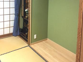 押入をお部屋の雰囲気を残しつつ解体! ‿