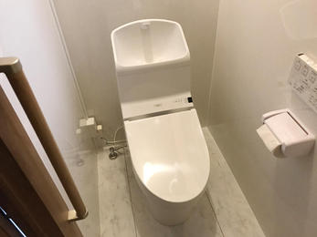 和式トイレから洋式トイレへ！　　　　　　　　‿