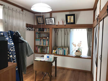 和室がご主人の書斎へ大変身！