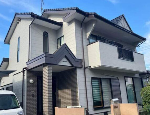 【諫早市】外壁塗装・屋根葺き替えリフォーム｜塗膜の浮きと瓦の劣化を、外壁塗装と部分張り替え、屋根葺き替えで改善