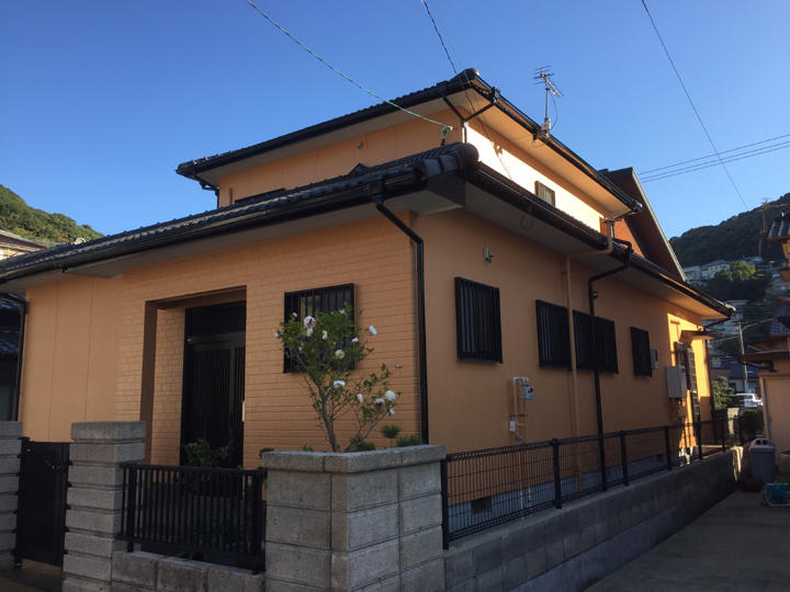 長崎市 H様邸 外壁塗装リフォーム事例