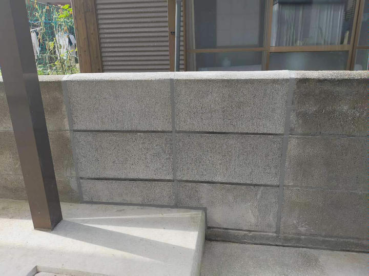 諫早市N様邸 ブロック塀修繕リフォーム事例