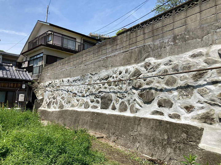 長崎市O様邸 石垣補修リフォーム事例
