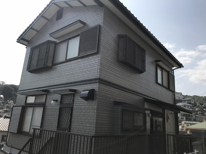 長崎市S様邸 外壁塗装リフォーム事例