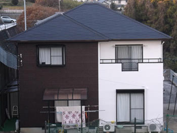 諫早市　Ｈ様邸　外壁・屋根塗装リフォーム事例
