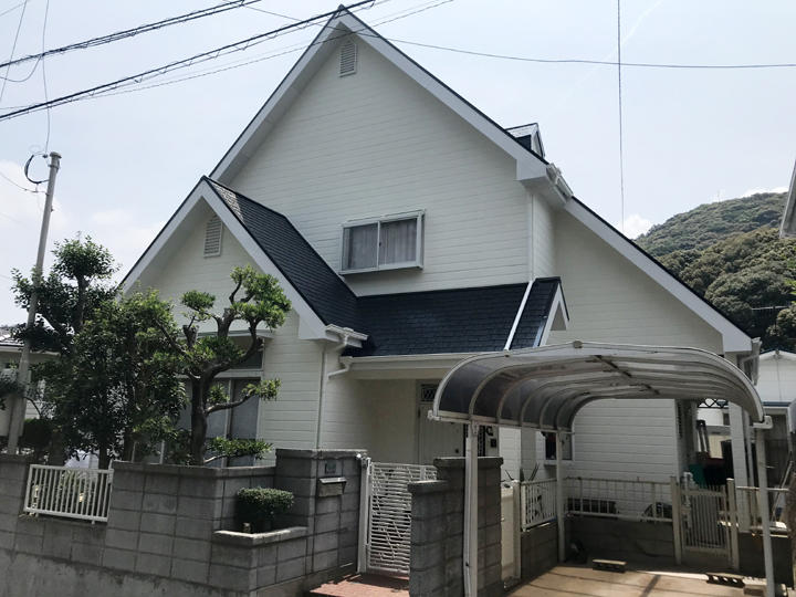 西彼杵郡 I様邸 外壁屋根塗装リフォーム事例