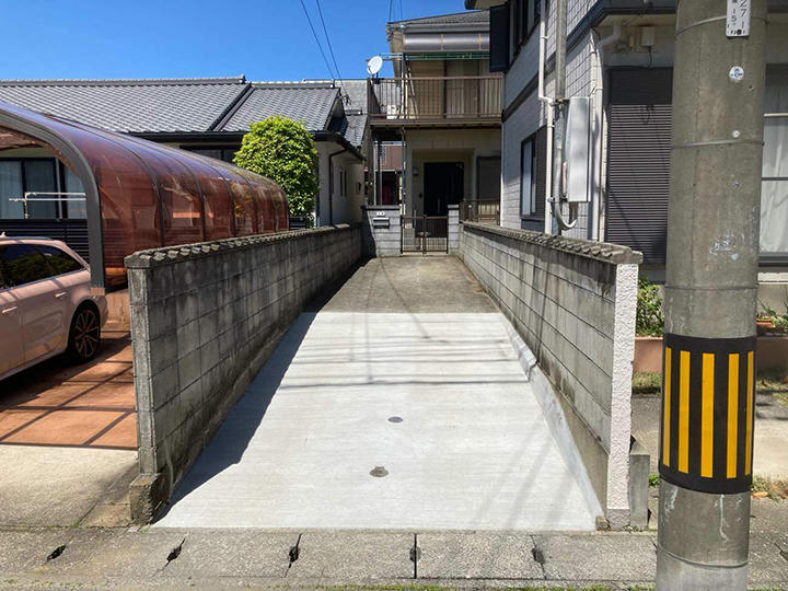 西彼杵郡A様邸 駐車場リフォーム事例